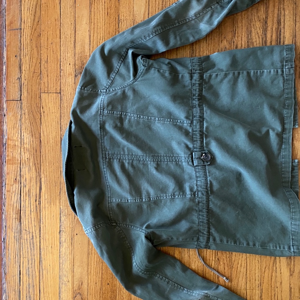 Army Green Utility Jacket - Picture 2 of 3